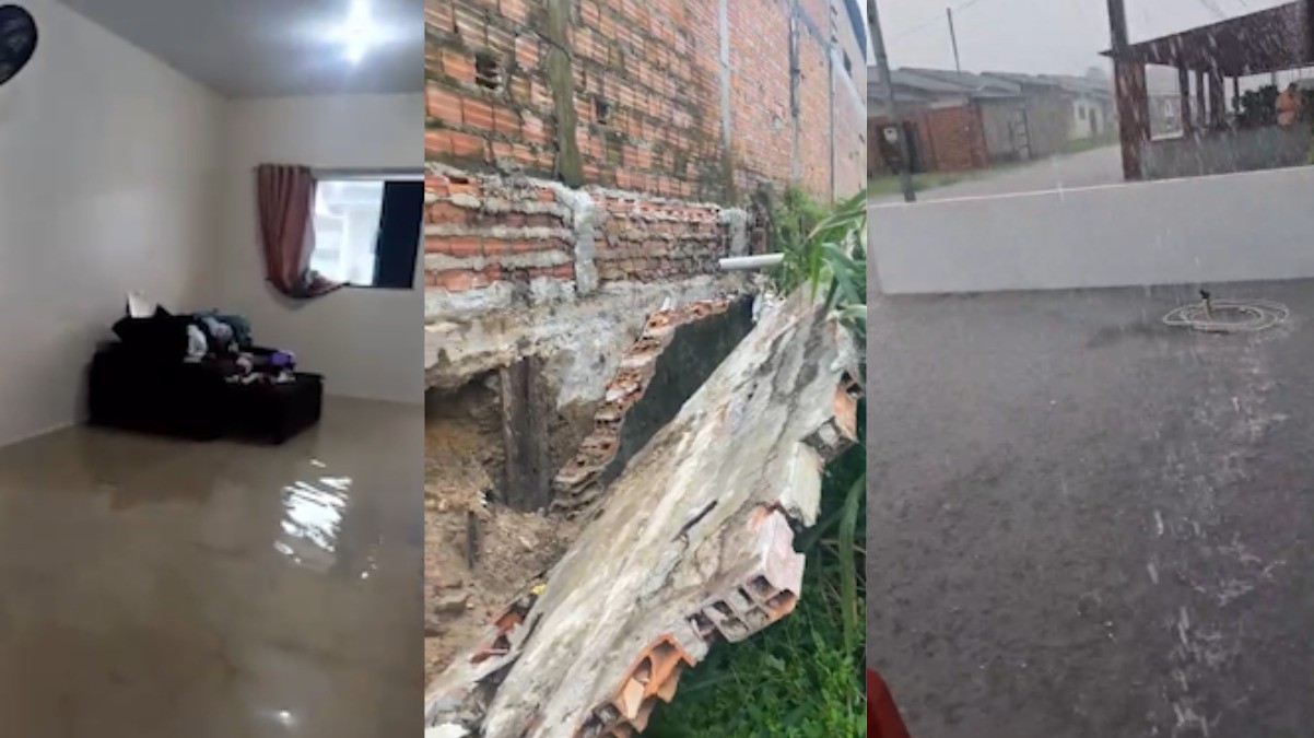 Rachaduras e casas cedendo: deslizamento deixa famílias sob tensão em residenciais financiados em Vigia, no PA