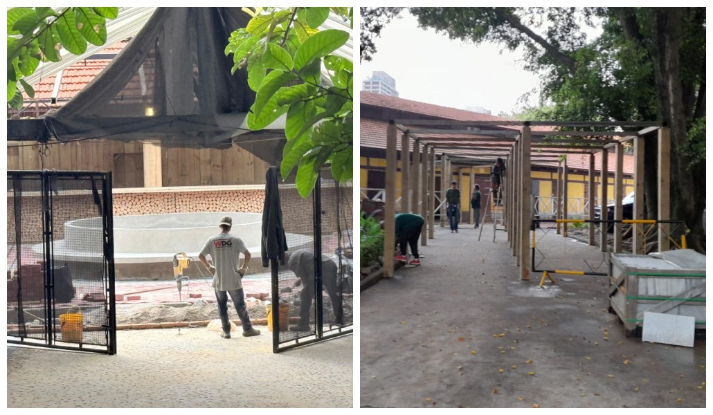 Churrascaria faz obra sem autorização dentro de área do Parque da Água Branca, que é tombado