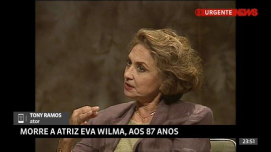 ‘Eva Wilma sempre teve um brilho muito particular’, diz Tony Ramos - Programa: Jornal GloboNews 