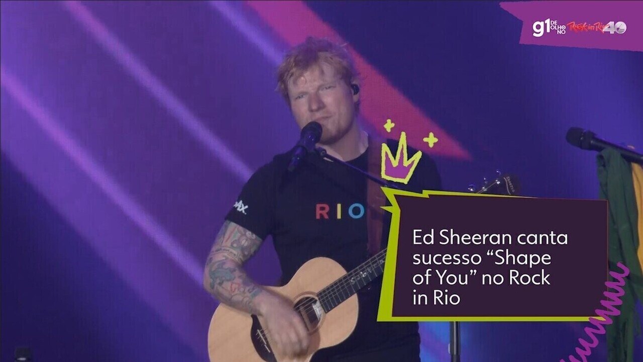 Ed Sheeran anuncia show em São Paulo