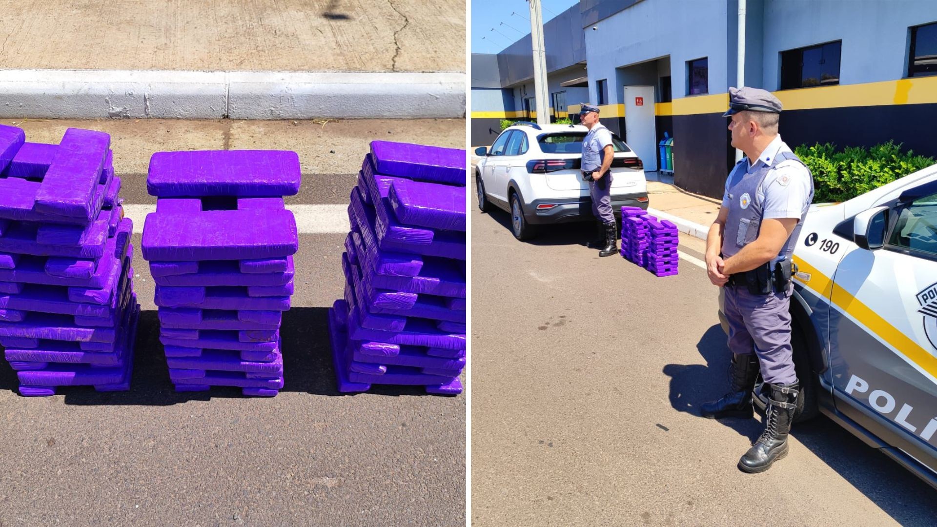 Casal é preso transportando 50 kg de maconha em rodovia do interior de SP