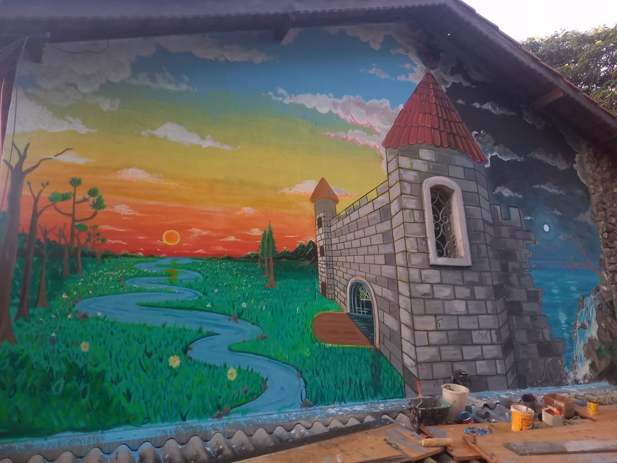 Artist Lines Home Wall zu Ehren der deutschen Einwandererfamilie: „Tiefe Bedeutung“ |  Sorocaba und Jundia