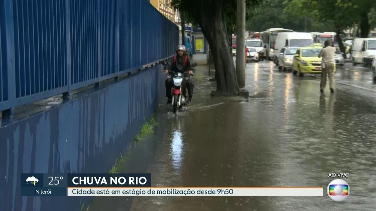 Rio Entra Em Estágio De Mobilização Por Causa Da Chuva Inmet Diz Que Pode Chover Forte Até A 