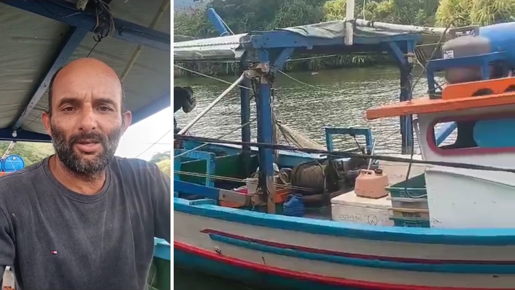 Pescadores encontraram mulher à deriva no mar após mudarem rota para pescar camarão: 'Parece que é Deus avisando'