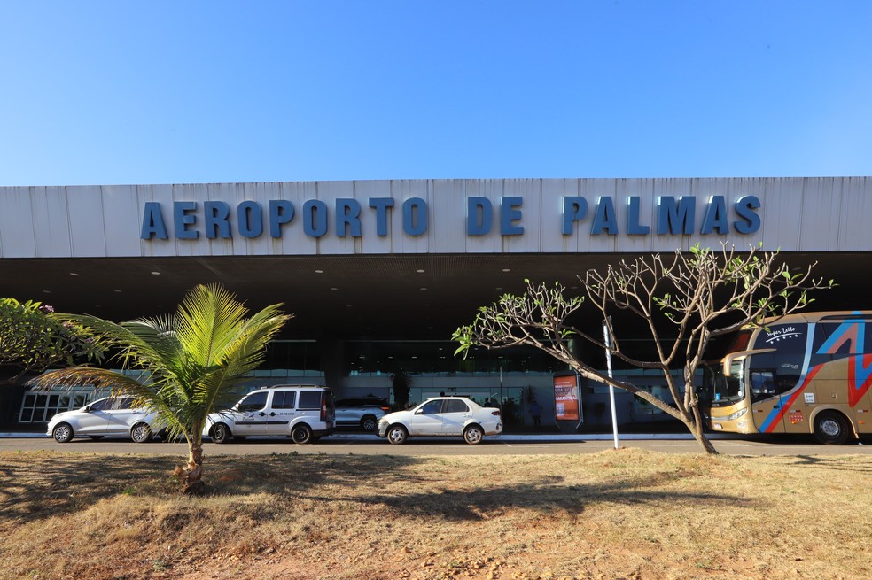Aeroporto de Palmas, Tocantins — Foto: Djavan Barbosa/TV Anhanguera