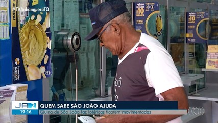 Quina de São João movimenta lotéricas de Palmas