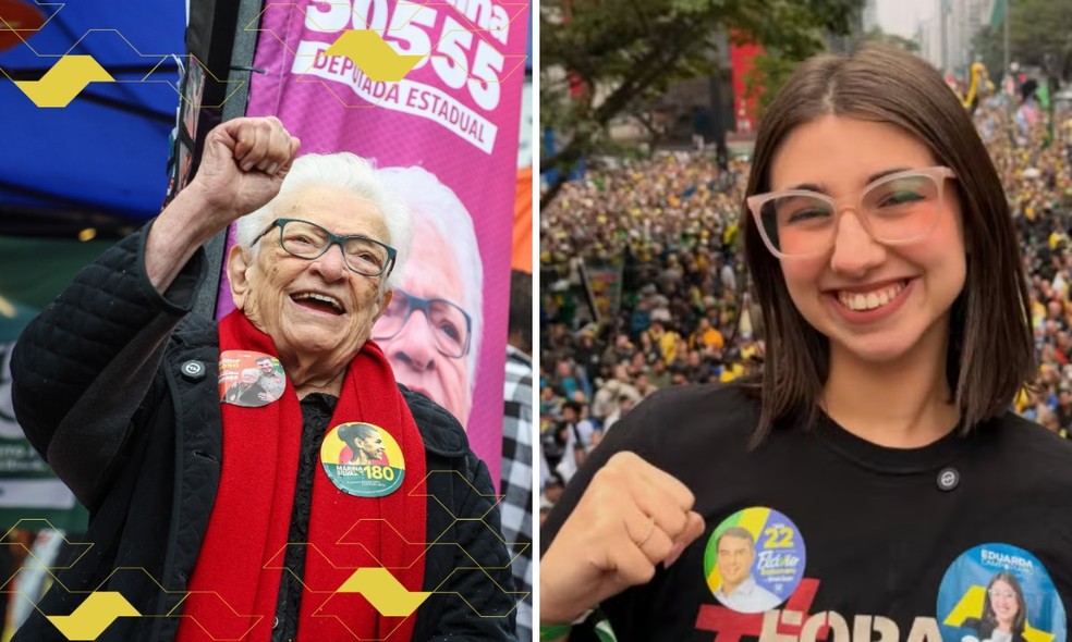 Luiza Erundina e Eduarda Campopiano: conhe&ccedil;a a deputada eleita mais velha e  a mais jovem da Alesp | G1