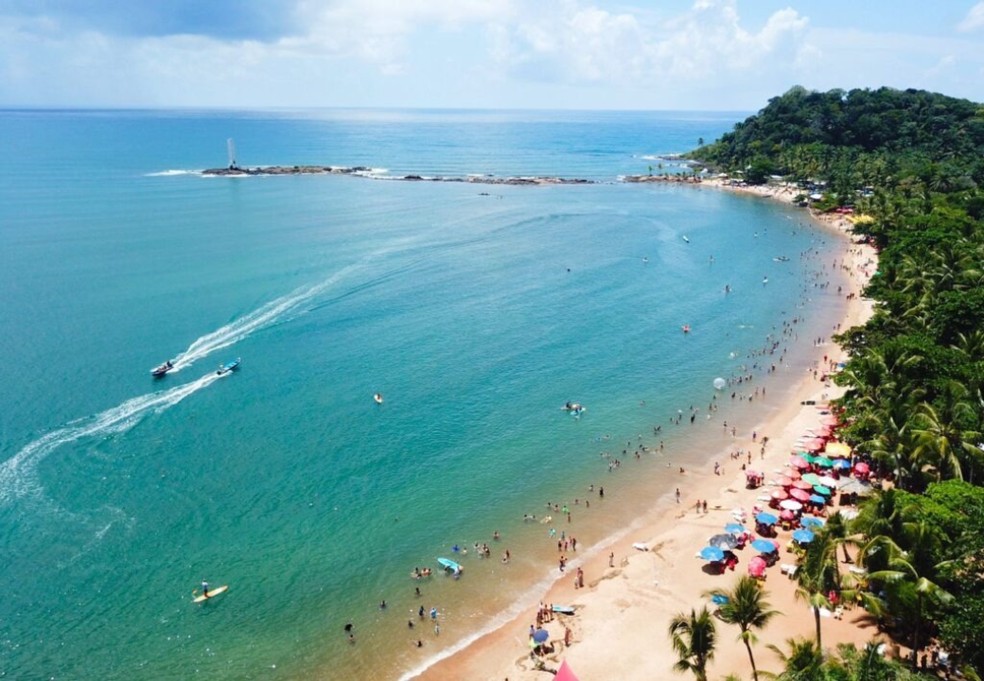 Praia de Itacaré, no sul da Bahia — Foto: Prefeitura de Itacaré
