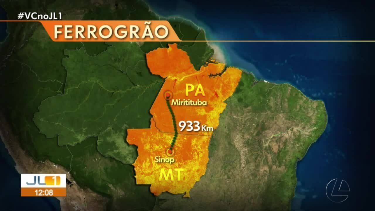 STF coloca em pauta a liberação do projeto Ferrogrão