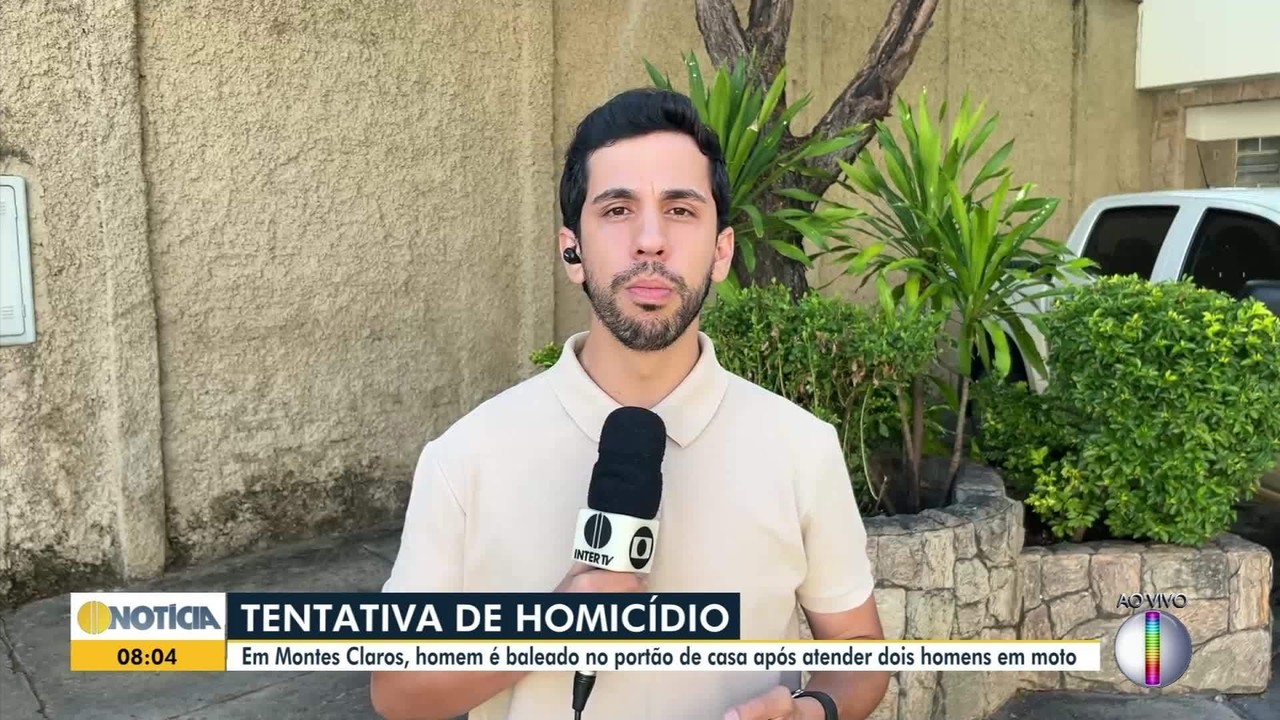 Jovem é atingido por tiros ao atender portão de casa em Montes Claros
