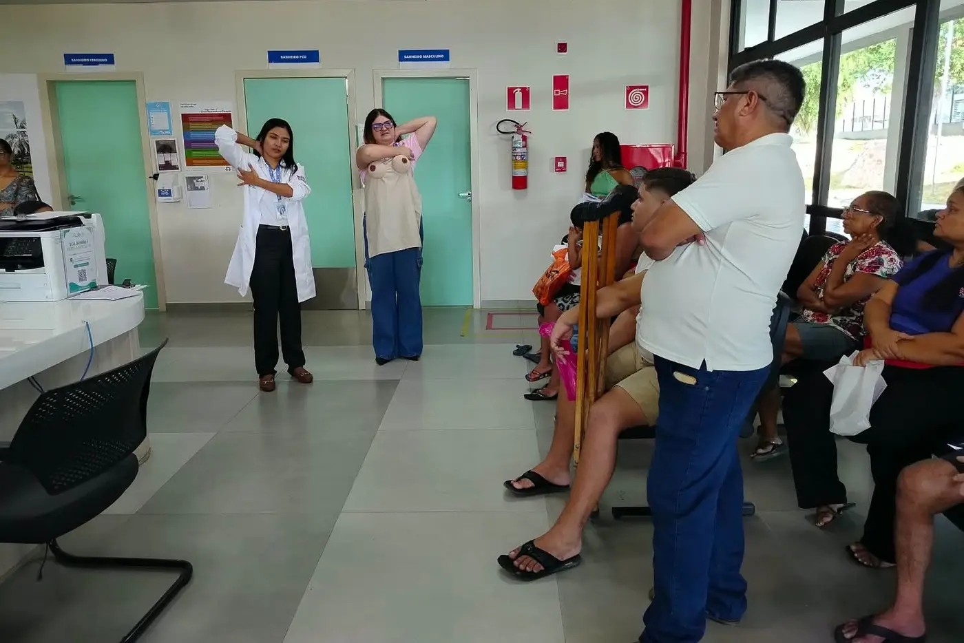 Hospital de Oriximiná realiza ação de prevenção ao câncer de mama e colo do útero