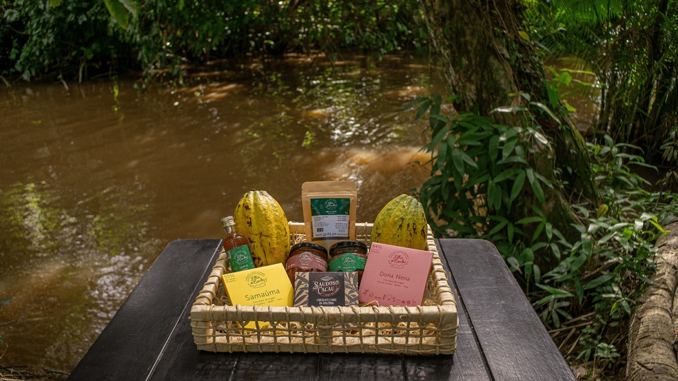 Conheça os chocolates da Amazônia que presidente Francês Emmanuel Macron levou para casa — Foto: Emanuel Pamplona