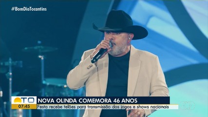 Nova Olinda comemora 46º aniversário com shows e atrações artísticas; confira