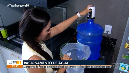 Falta de água afeta moradores de Paraíso e cidade enfrenta rodízio de abastecimento