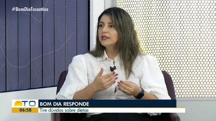 Nutróloga fala sobre dietas responsáveis no Bom Dia Reponde