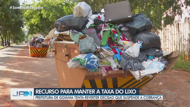 Prefeitura de Goiânia recorre ao TJ para tentar manter cobrança da Taxa do Lixo
