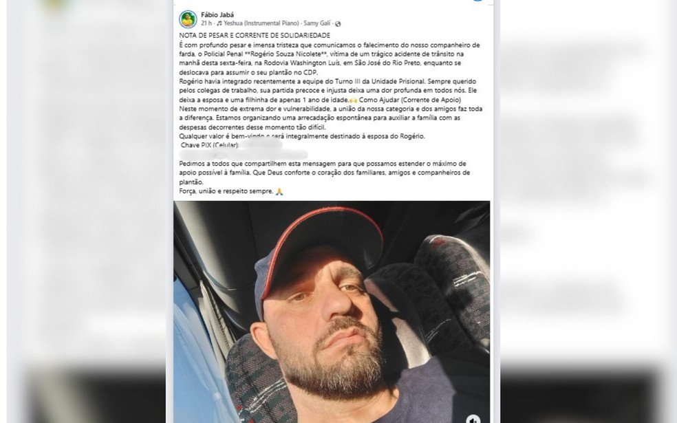 Motociclista que morreu em acidente em rodovia era policial penal | G1