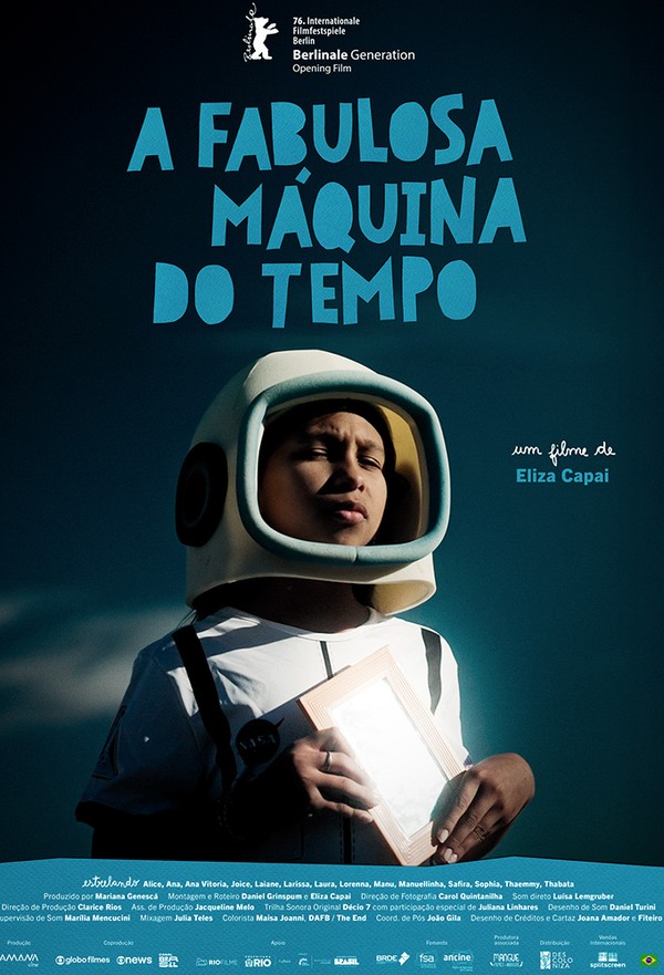 Cartaz do filme 'A Fabulosa Máquina do Tempo'. — Foto: Reprodução