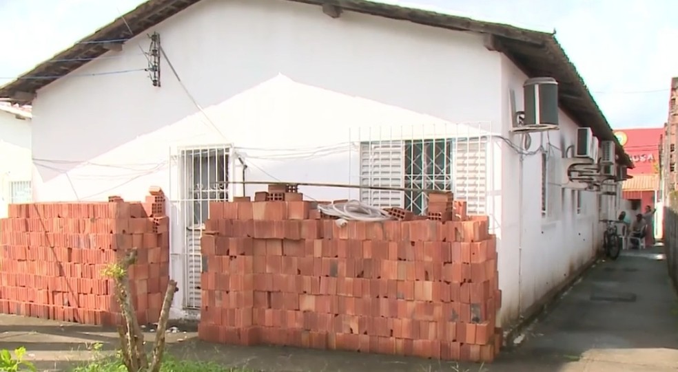 Reforma em obra de UBS em Maceió — Foto: Reprodução/TV Gazeta