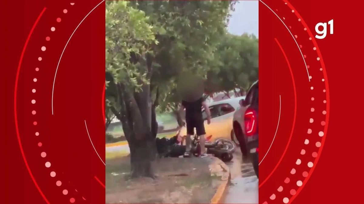 Motorista é preso suspeito de agredir motoboy após briga de trânsito em MT; veja vídeo 
