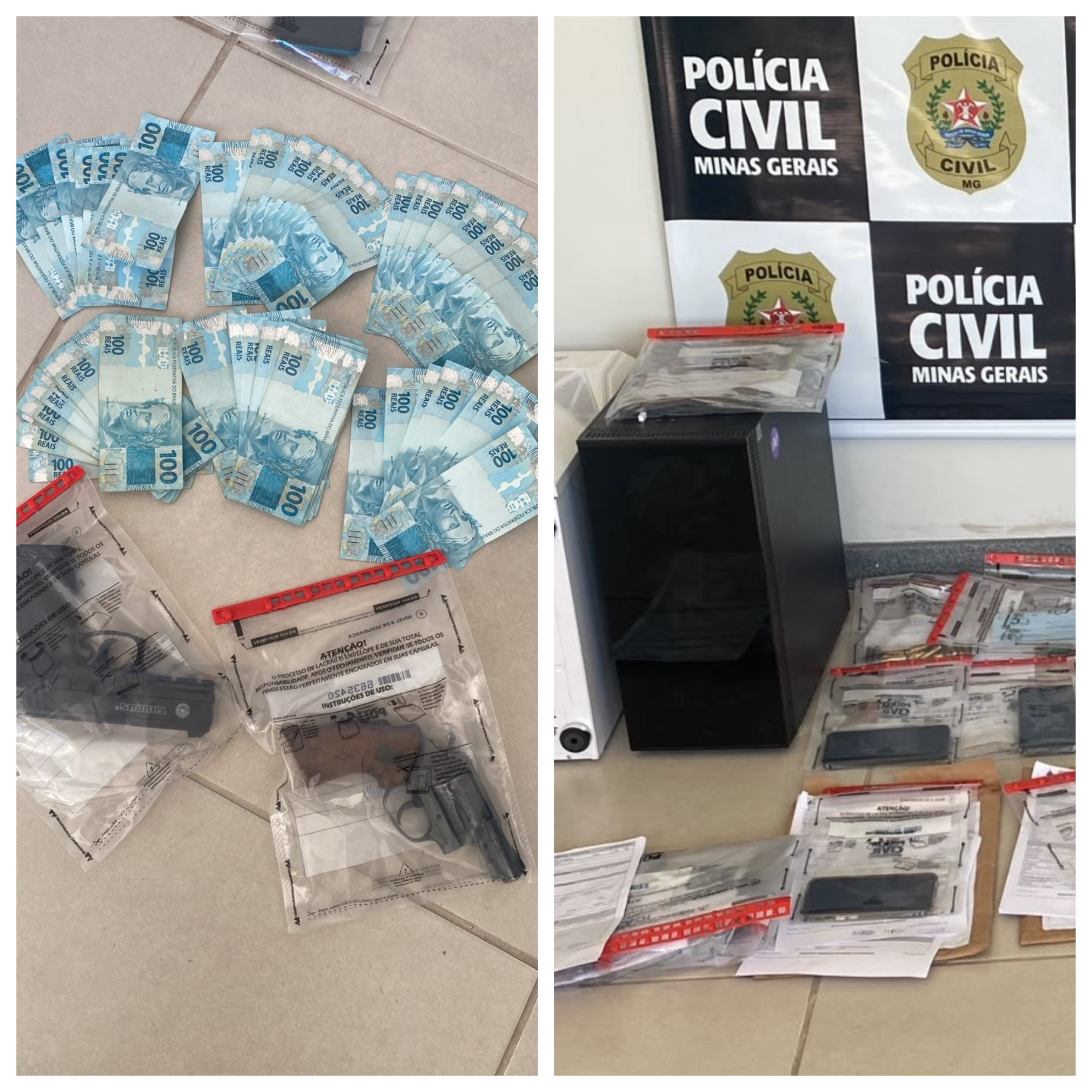 Polícia prende 10 suspeitos de agiotagem e extorsão em operação em BH e cidades da Grande BH