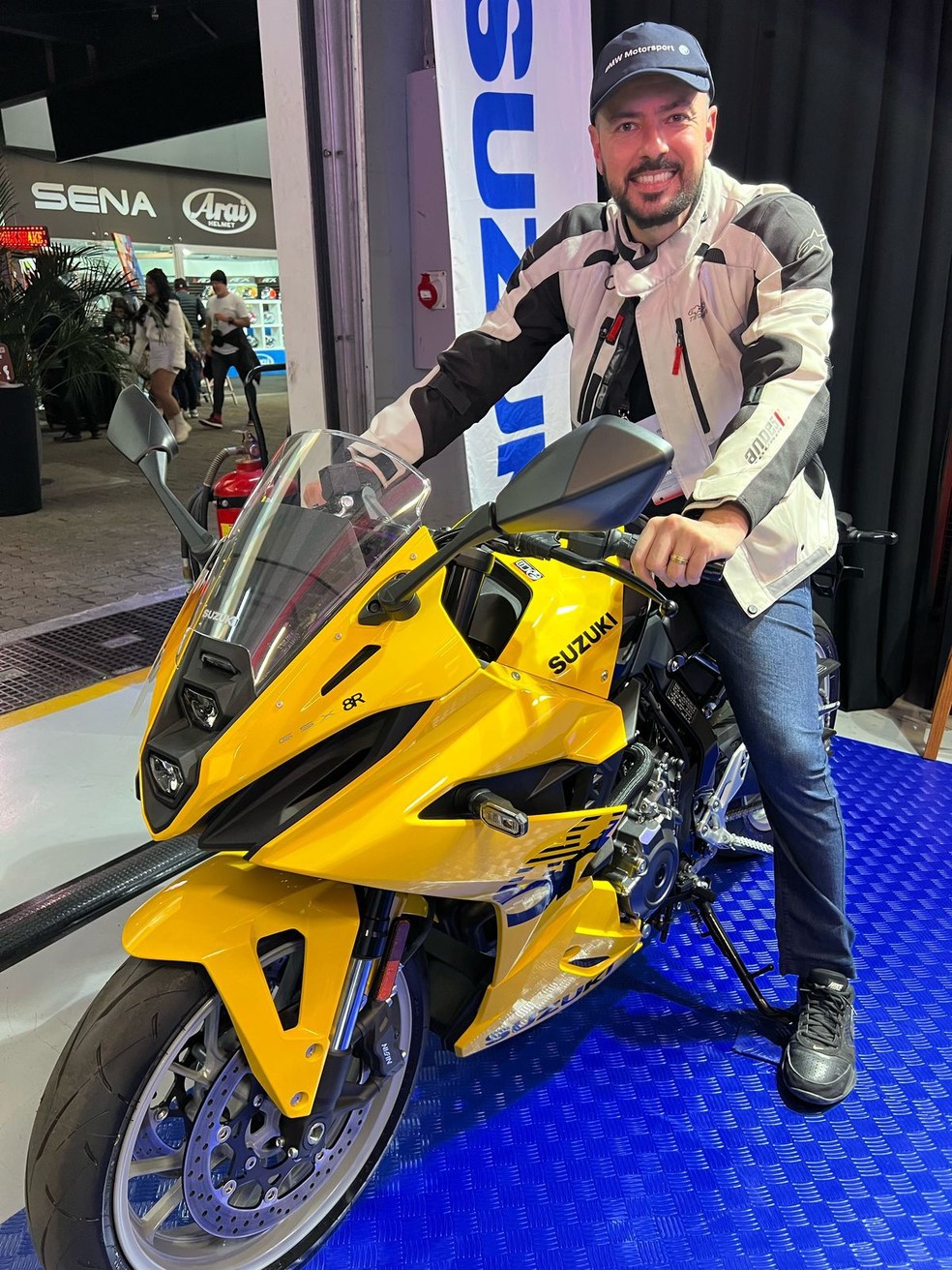 Adalberto dos Santos Junior durante o evento em Interlagos — Foto: Arquivo pessoal