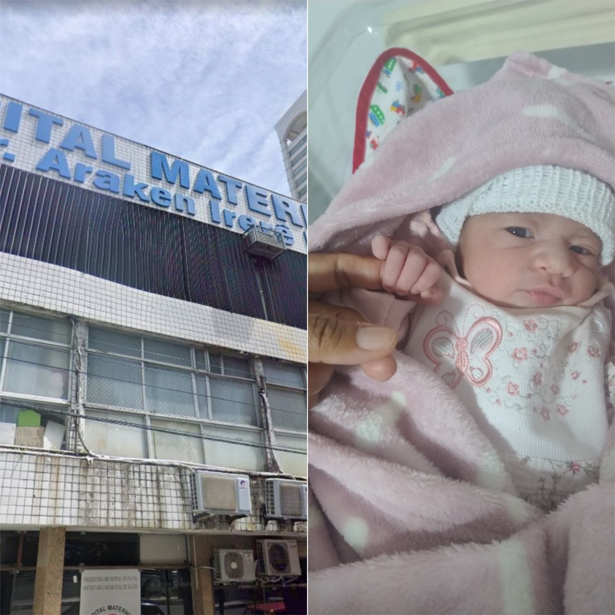 Grávida dá à luz em cadeira de rodas, e bebê cai no chão em maternidade pública de Natal