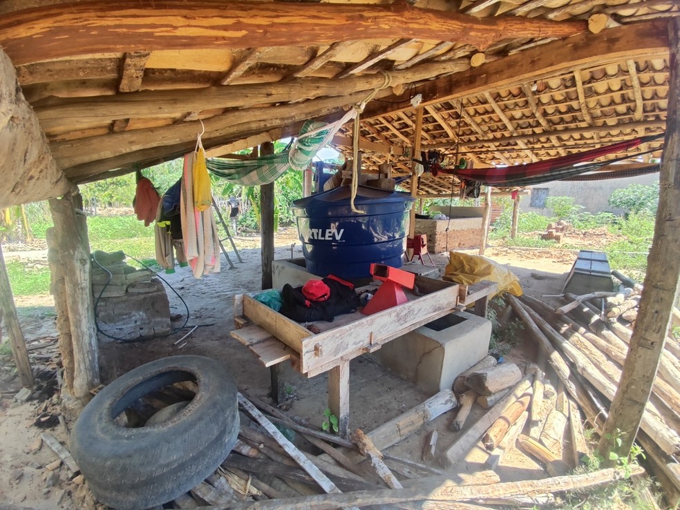 Em Magalhães de Almeida, foram resgatados 76 trabalhadores que atuavam na extração da palha de carnaúba e viviam em condições degradantes. — Foto: Divulgação/Secretaria de Inspeção do Trabalho