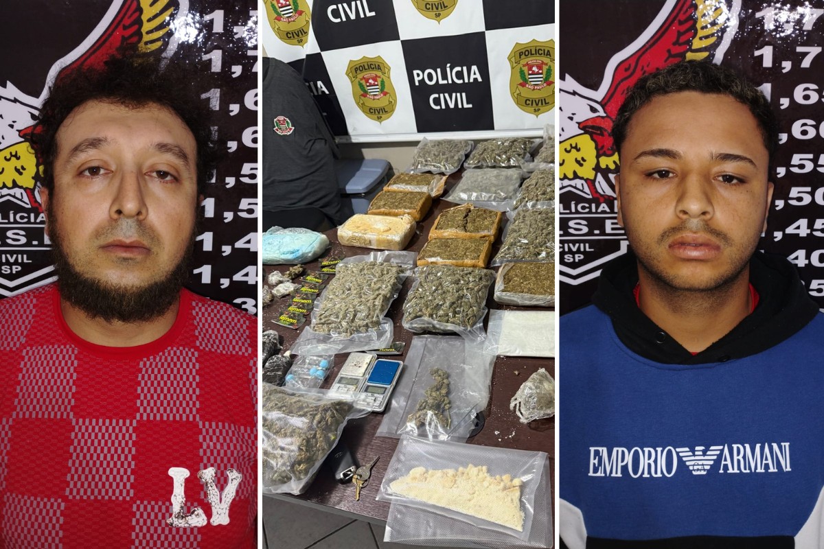 'Sócios do crime' são presos com R$ 600 mil em drogas no litoral de SP; VÍDEO