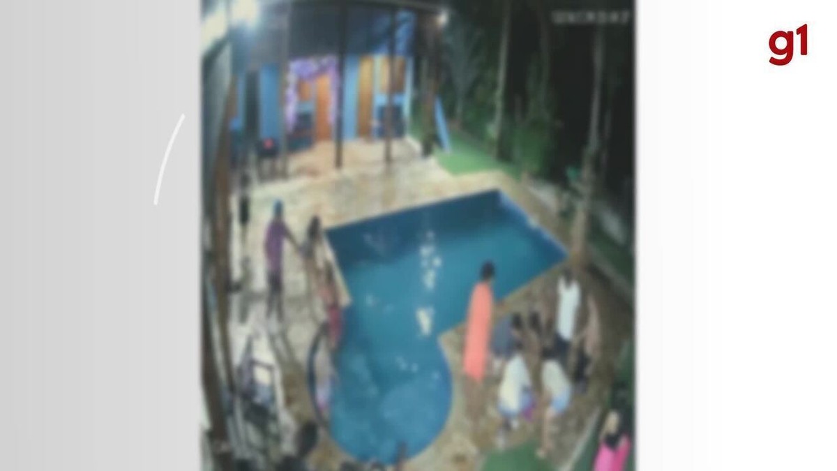 Vídeo mostra mulher caindo em piscina em sua festa de casamento antes de  morrer em Limeira