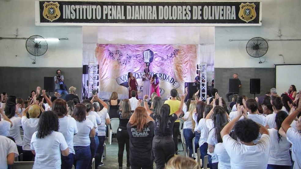 Concurso Voz da Liberdade elege três melhores cantoras do sistema prisional do Rio — Foto: Divulgação