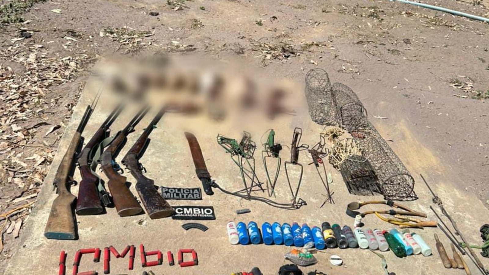 Polícia apreende 30 animais abatidos e multa caçador em R$ 45 mil no Sul do Piauí