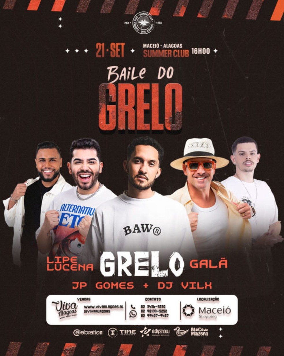 Baile do Grelo em Maceió — Foto: Foto: Reprodução