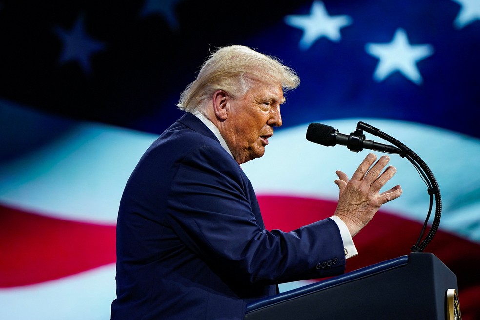 Donald Trump, presidente dos Estados Unidos — Foto: REUTERS/Elizabeth Frantz