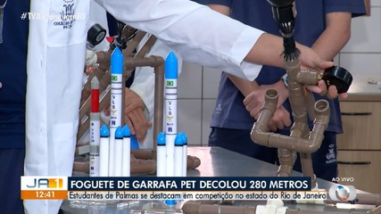 Estudantes de Palmas se destacam em competição nacional de foguetes