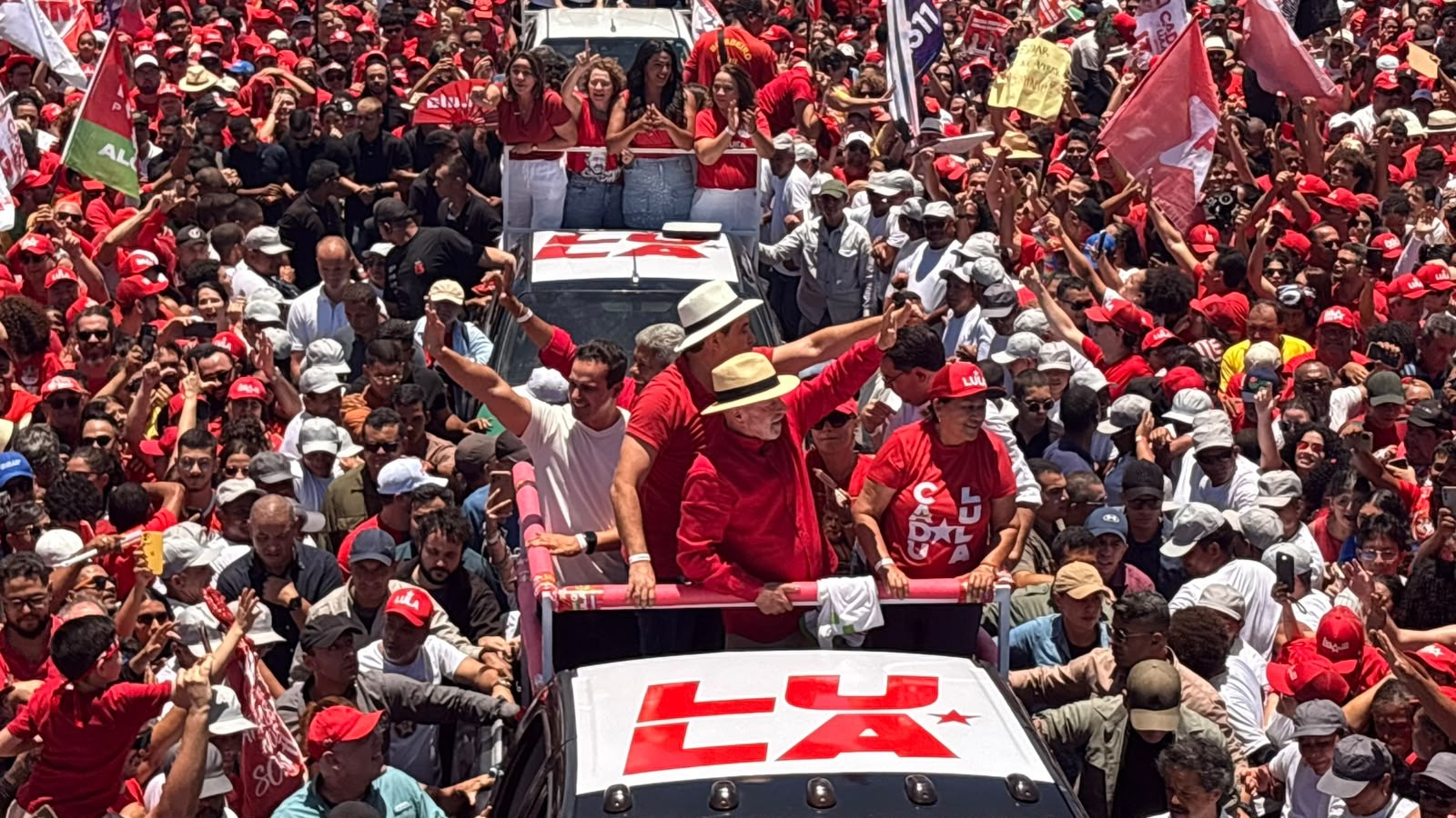 Lula chega ao RN, primeiro destino da campanha no 2º turno fora do DF