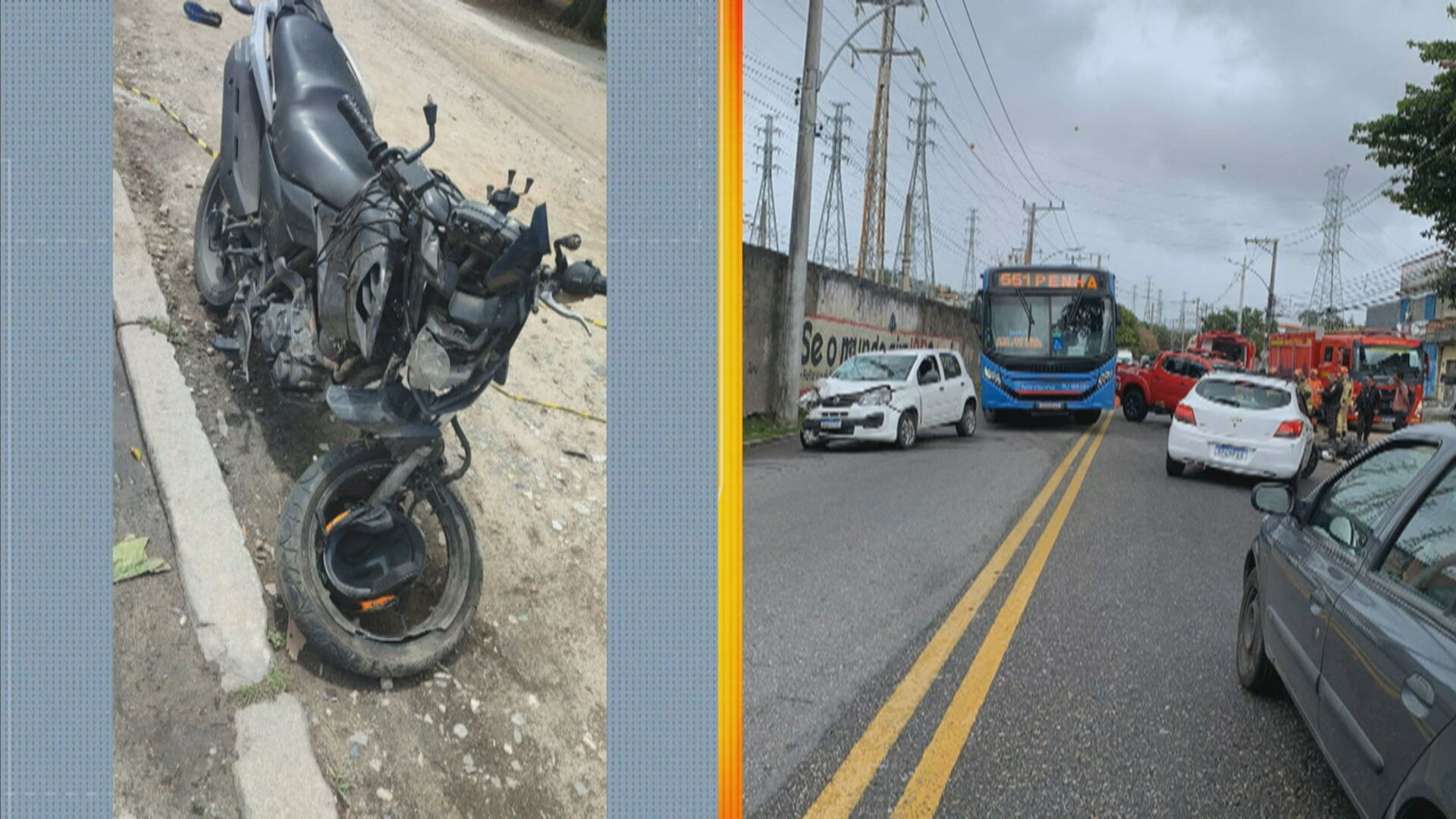 Família descobre morte de mototaxista atingido por carro na contramão por imagens nas redes sociais