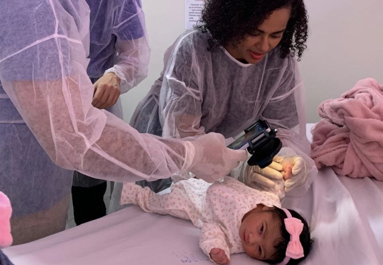 Recém-nascidos passam por identificação biométrica em maternidade de Palmas; entenda projeto