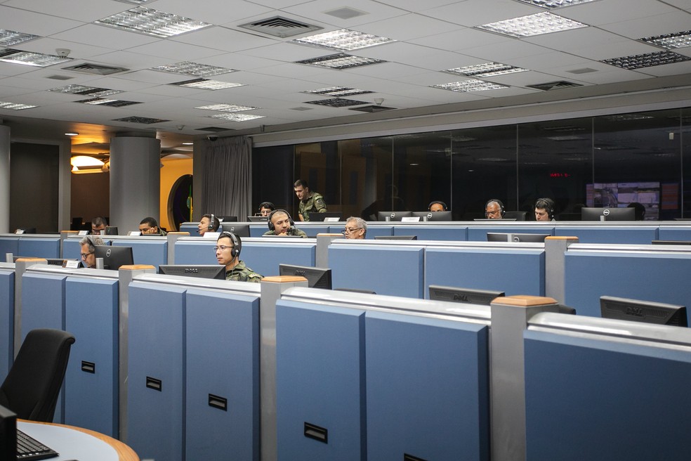 Centro de controle da Base de Alcântara no Maranhão — Foto: Força Aérea Brasileira (FAB)