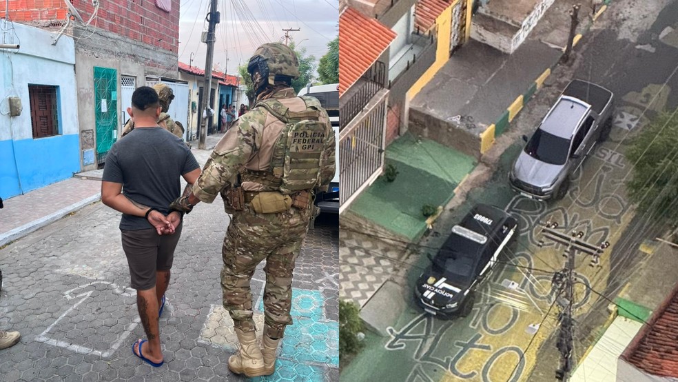 Operação do MPCE e órgãos parceiros cumpre mandados de prisão e busca e apreensão em Sobral. — Foto: Divulgação/MPCE