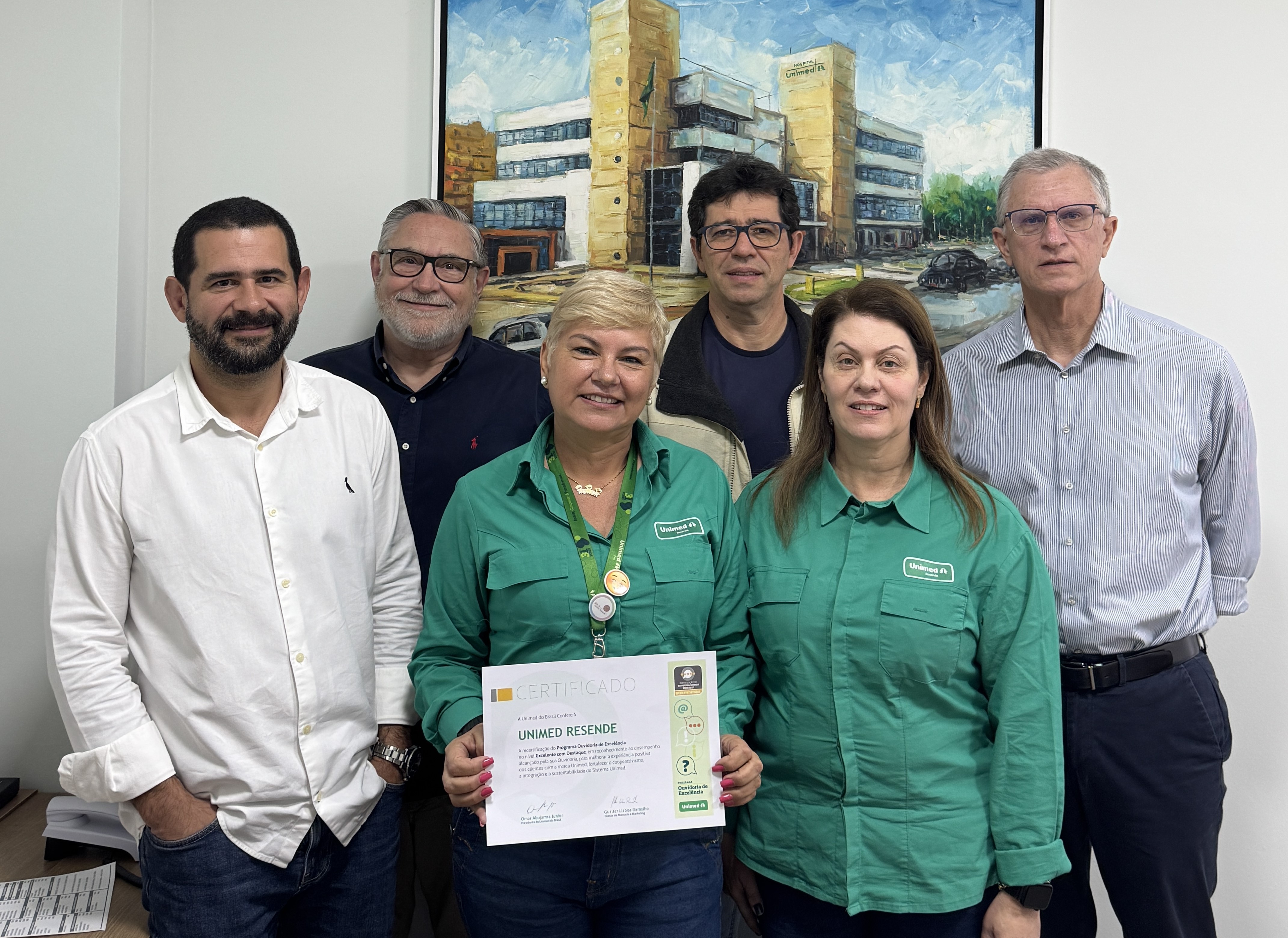 Unimed Resende conquista o selo Ouvidoria de Excelência com Destaque