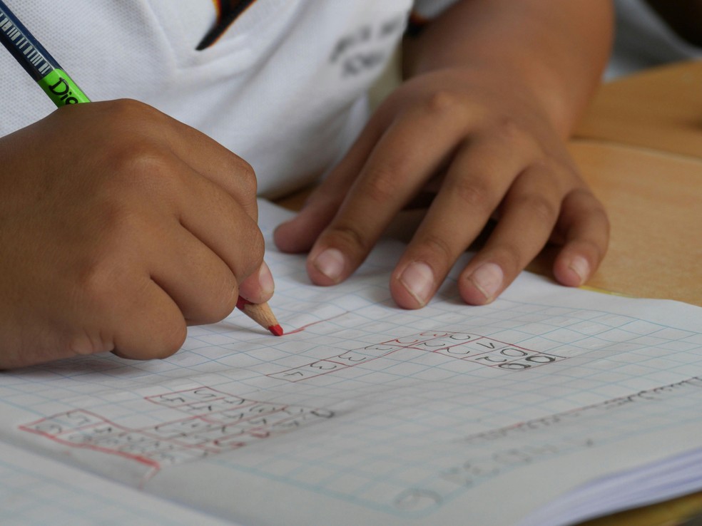 Estudo internacional mostra que, entre as crianças brasileiras, há defasagem nos conhecimentos básicos de matemática — Foto: Reprodução/Pexels