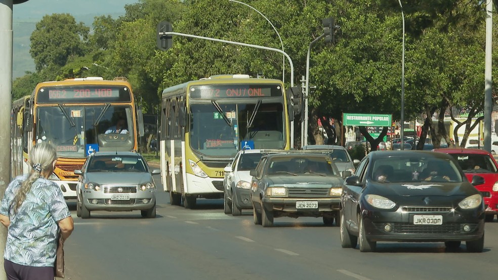 Transporte Público no DF em imagem de arquivo no DF — Foto: TV Globo / Reprodução