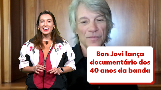 Bon Jovi celebra 40 anos de banda e rebate críticas à voz: 'Não me assusta' - Programa: G1 Pop&Arte 