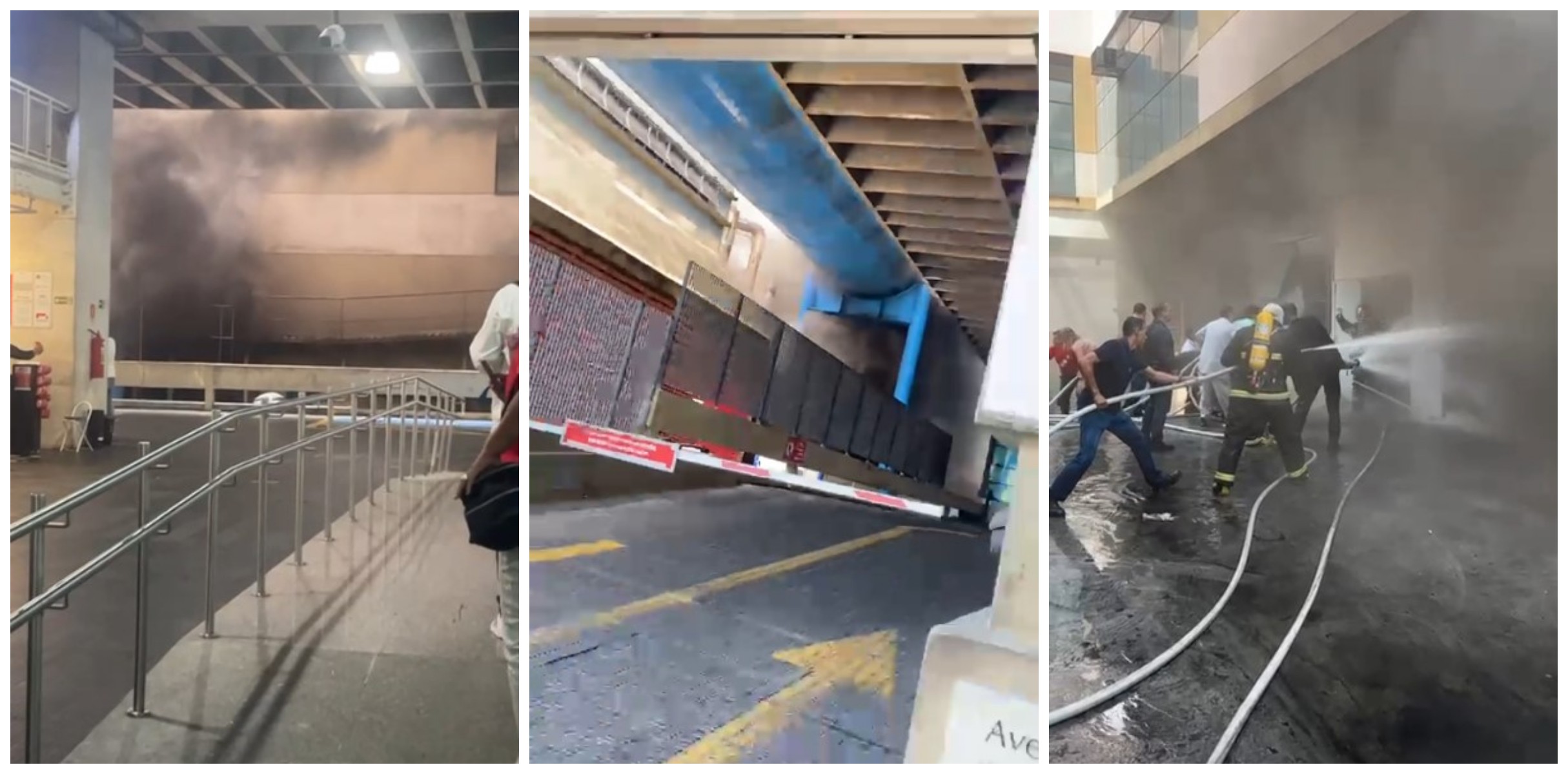 Incêndio atinge área do Instituto do Coração em SP