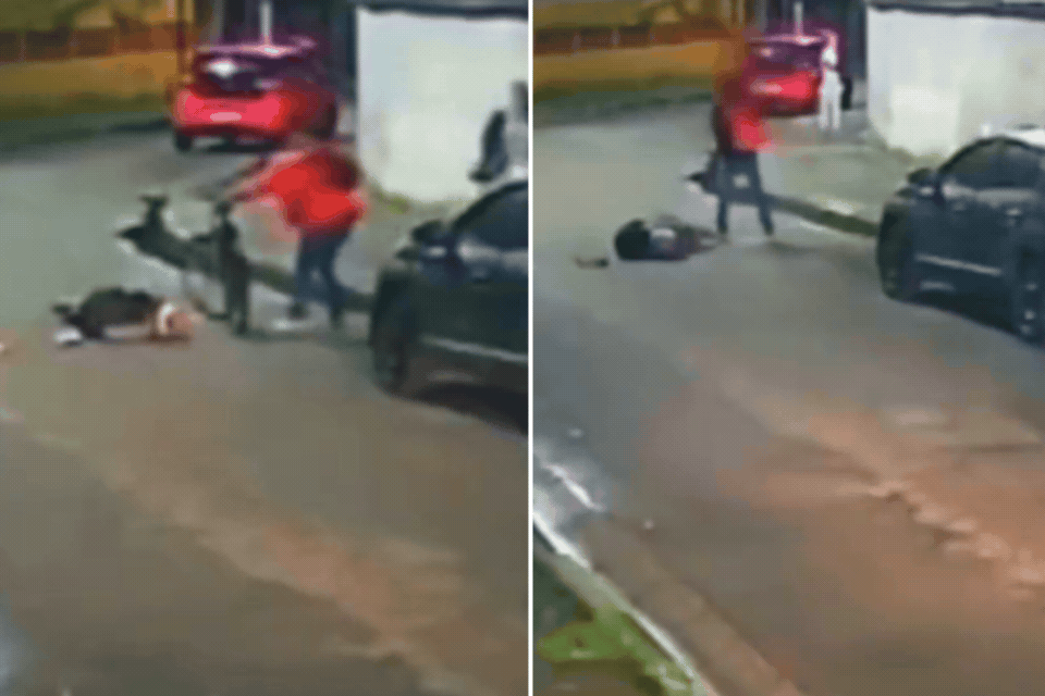 Homem é agredido com socos e chutes após não devolver bicicleta emprestada no litoral de SP; VÍDEO