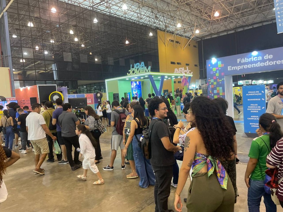 1° dia da Campus Party Amazônia. — Foto: g1