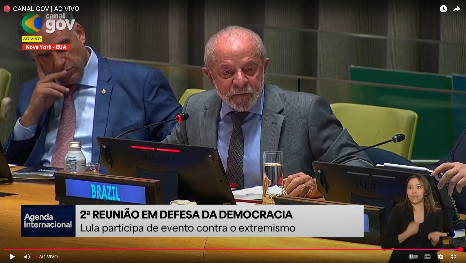 Em NY, Lula questiona crescimento da extrema direita: 'É virtude deles ou incompetência nossa?'