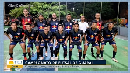 Competição de futsal em Guaraí começa nesta quinta-feira (28)