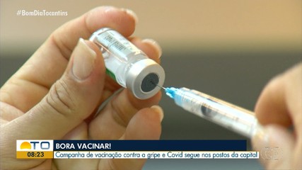 Campanha de vacinação contra a gripe segue nos postos de saúde em Palmas